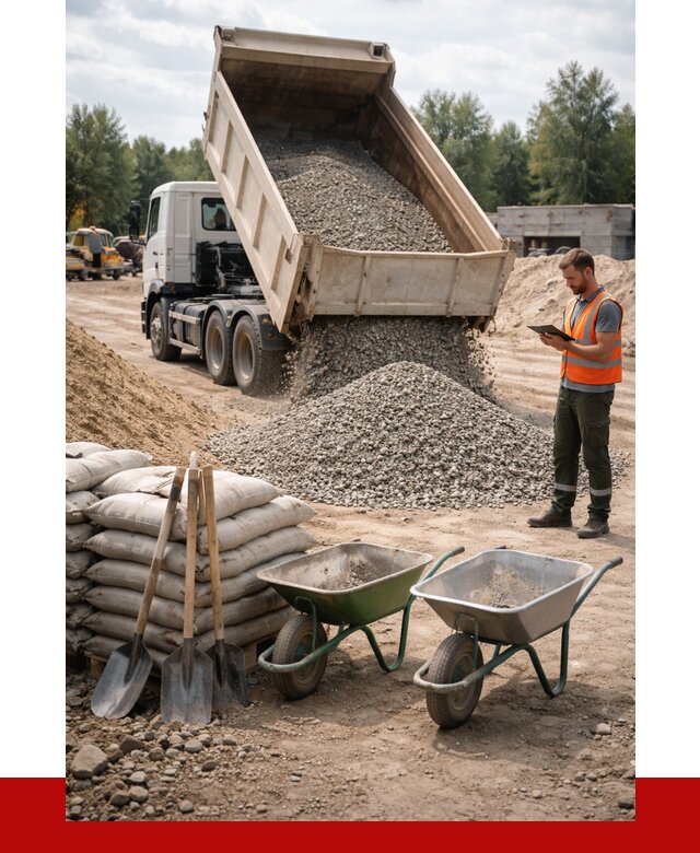 Доставка нерудных материалов в Якутске от 1250 руб. | ПРОНЕРУДКтс