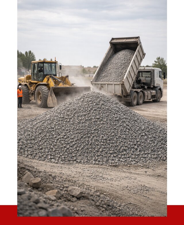 Купить щебень с доставкой в Якутске от 2604 руб. | ПРОНЕРУДКтс
