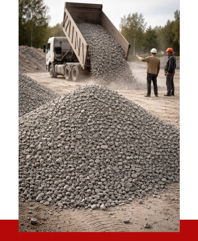 Гранитный щебень фракция 0-5 в Якутске от 3020 руб ПРОНЕРУДКтс