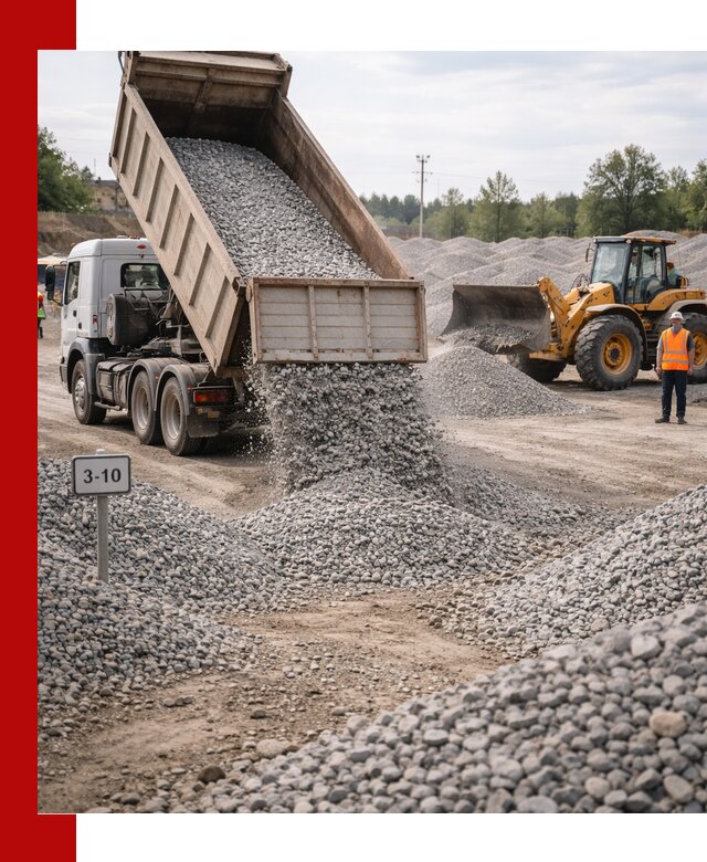 Гранитный щебень фракции 3–10: доставка и продажа в Якутске