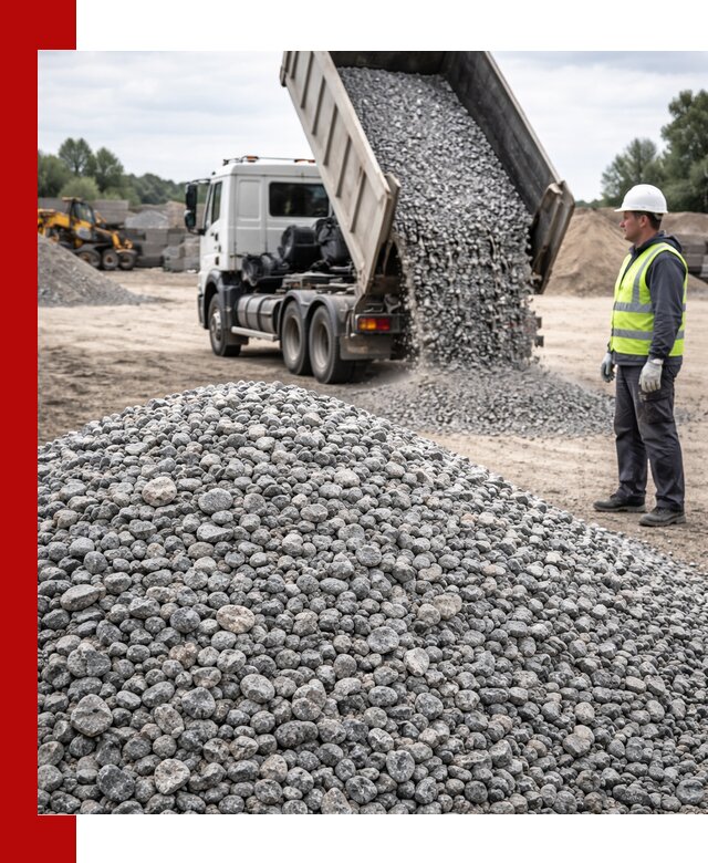 Доставка и продажа гранитного щебня фракции 5-20 в Якутске