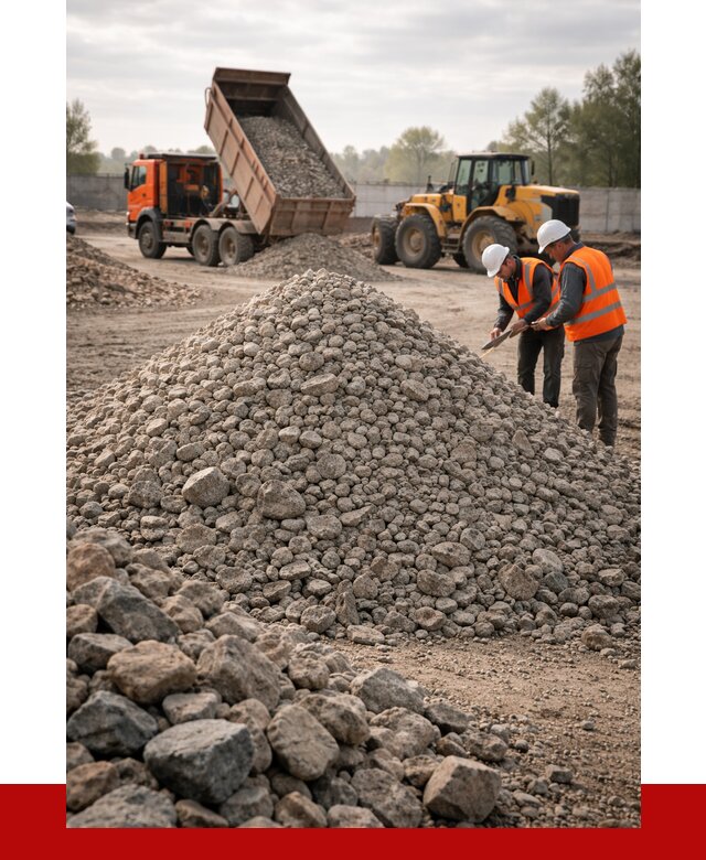 Гранитный щебень фракция 40-70 в Якутске от 2604 руб ПРОНЕРУДКтс