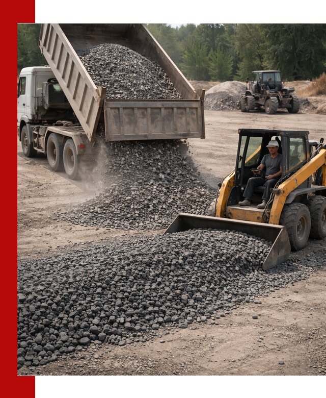 Гранитный щебень фракция 40-70 с доставкой в Якутске
