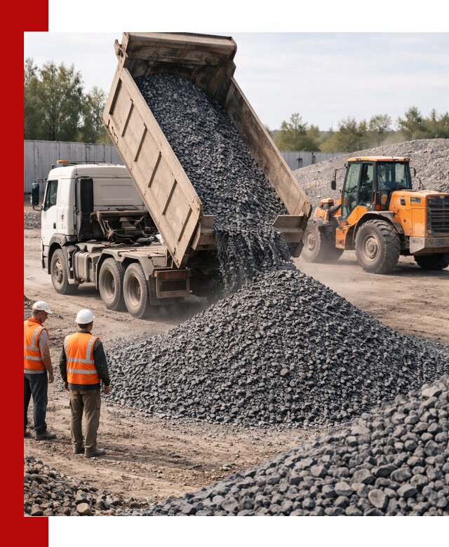 Доставка и продажа щебня габбро-диабаза в Якутске