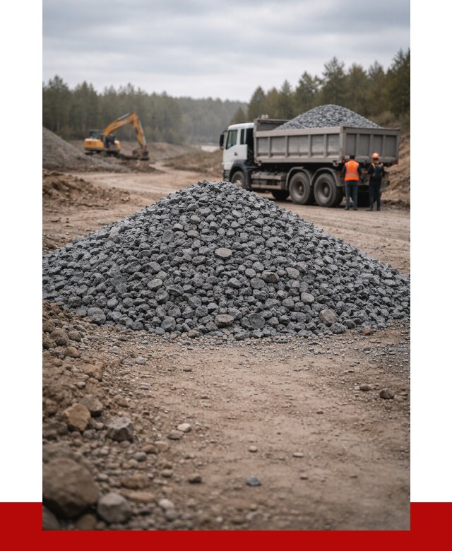 Щебень габбро диабаз фракция 40-70 в Якутске от 2291 р-ПРОНЕРУДКтс