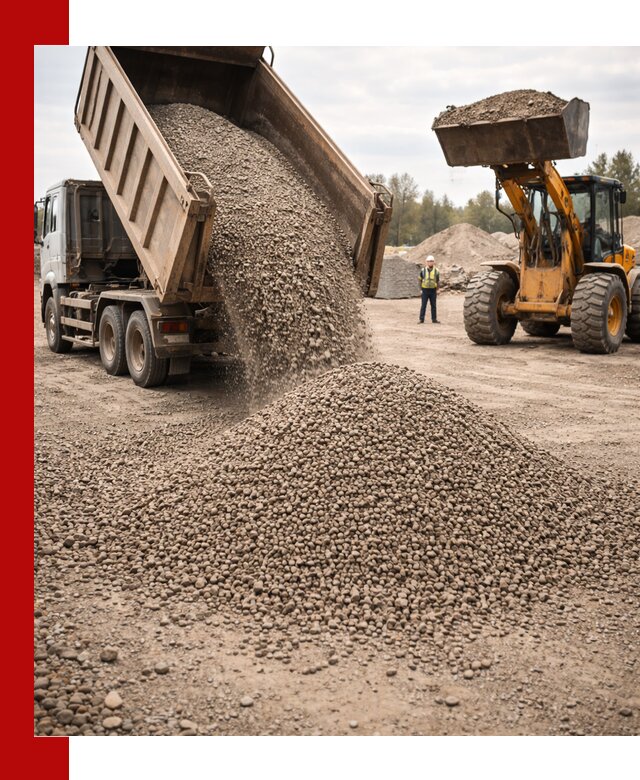 Гравийный щебень фракция 3–10 с доставкой в Якутске