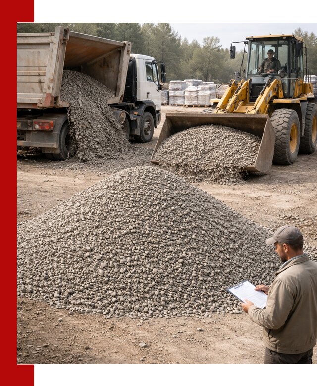 Гравийный щебень фракция 5–10 с доставкой в Якутске