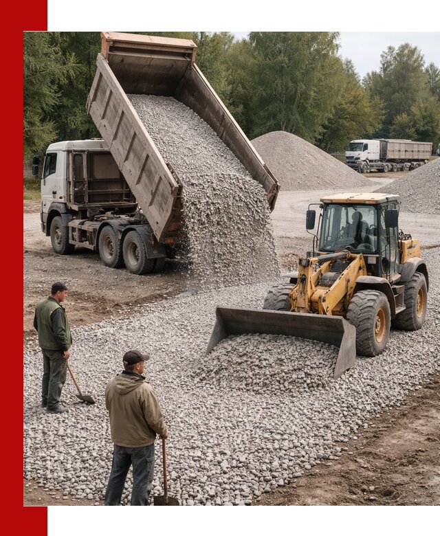 Купить гравийный щебень фракция 20-40 в Якутске с доставкой