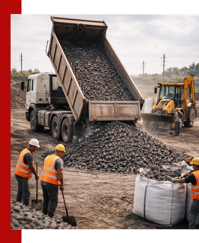 Шлаковый щебень фракция 40-70 с доставкой в Якутске