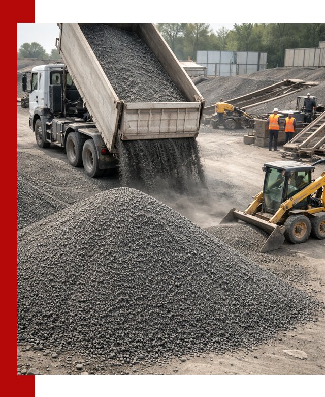 Вторичный щебень фракция 0–5 с доставкой в Якутске