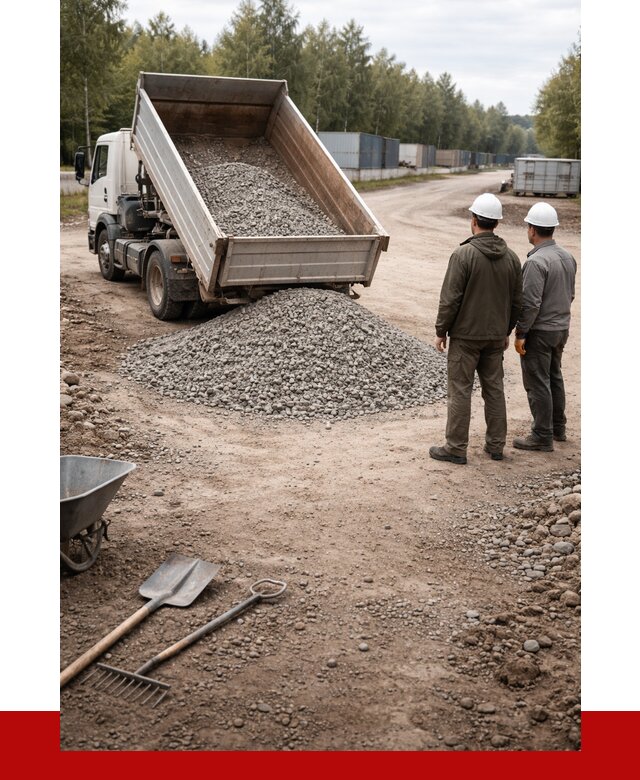 Бетонный щебень фракция 5-20 в Якутске от 3333 р., ПРОНЕРУДКтс