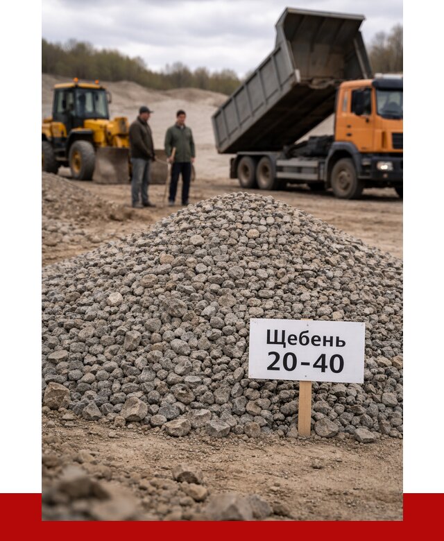 Бетонный щебень фракция 20-40 в Якутске от 2552 р. | ПРОНЕРУДКтс