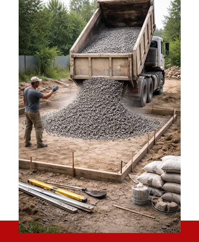 Купить щебень для фундамента в Якутске от 4687 р. | ПРОНЕРУДКтс