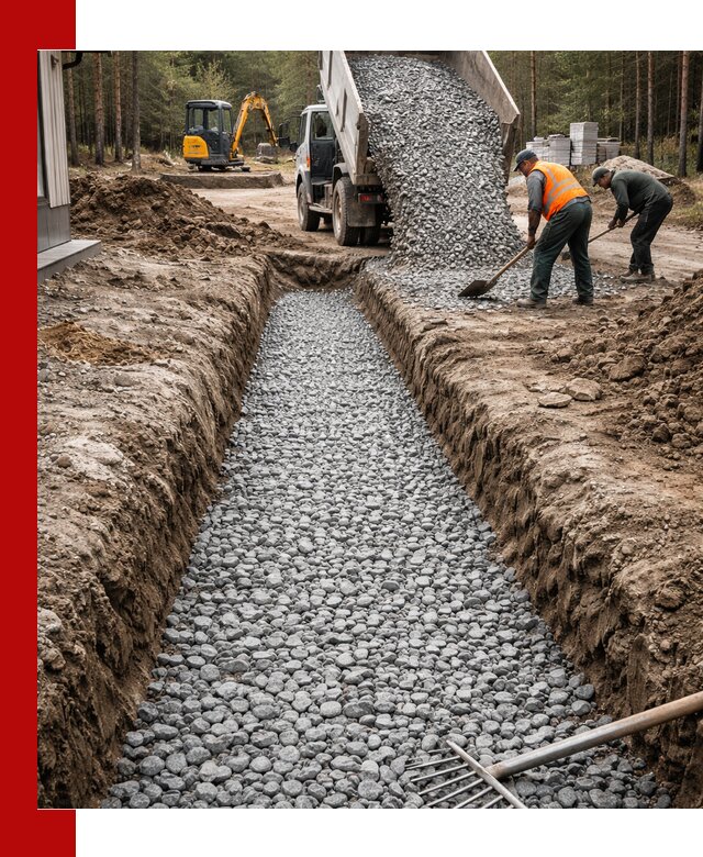 Щебень для дренажа с доставкой в Якутске высокого качества