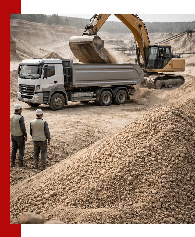 Карьерный крупнозернистый песок с доставкой в Якутске