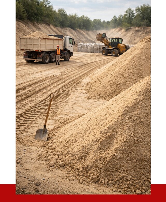 Карьерный песок мелкозернистый в Якутске от 9374 р. | ПРОНЕРУДКтс