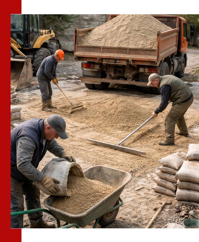 Поставка песка для стяжки в Якутске с быстрой доставкой