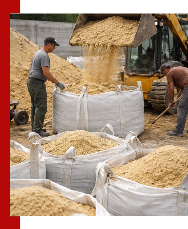 Поставка качественного песка для кладки в Якутске