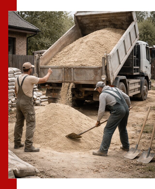 Песок для штукатурки с доставкой в Якутске качественный и чистый