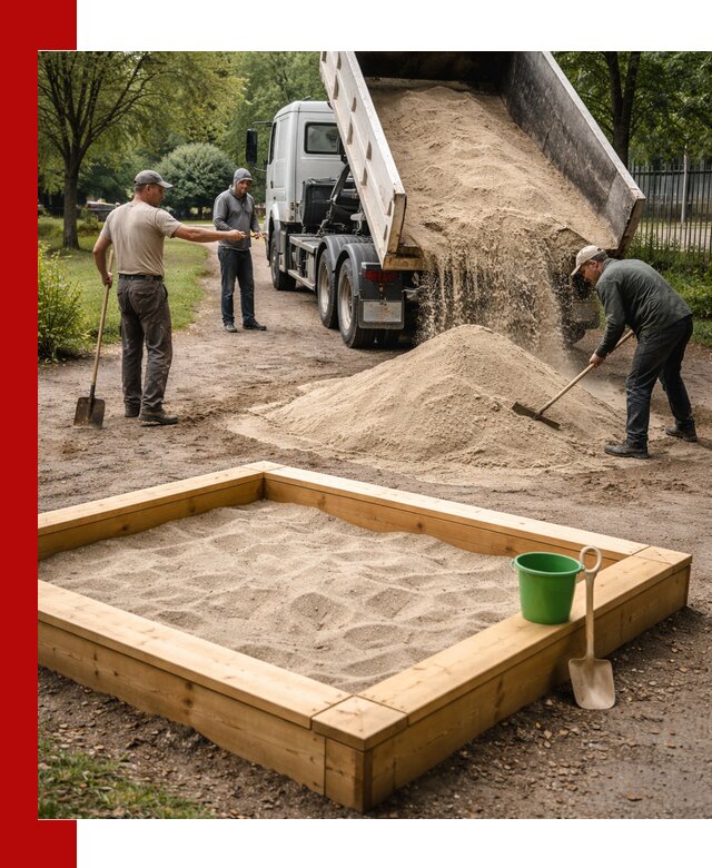 Песок для песочницы с доставкой в Якутске недорого и чистый