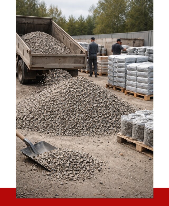 Гравий фракция 5-20 в Якутске купить от 2395 р. ПРОНЕРУДКтс