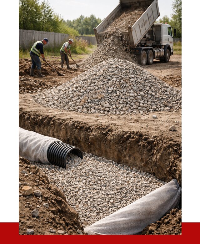 Гравий для дренажа в Якутске от 2291 р., доставка ПРОНЕРУДКтс