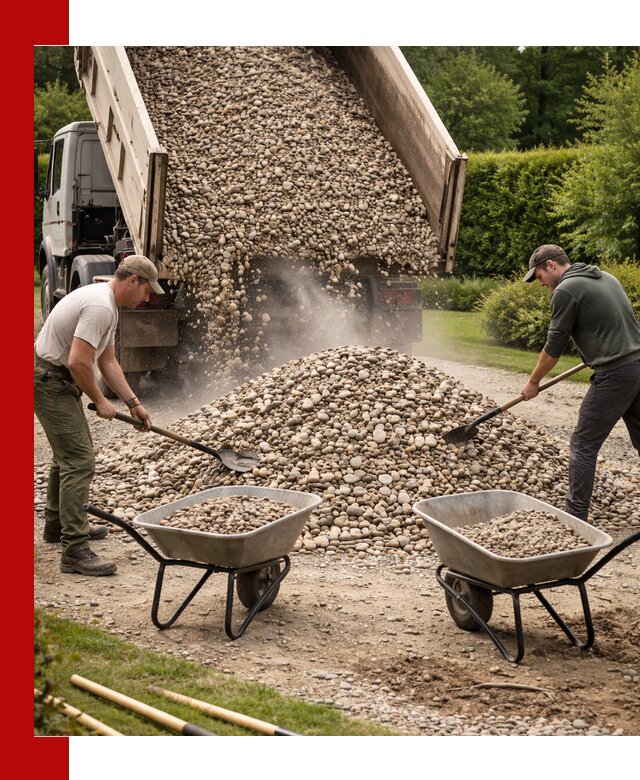 Доставка и продажа декоративной гальки в Якутске