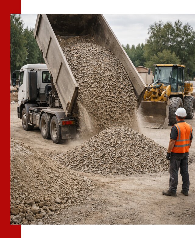 Доставка щпс в Якутске — щебеночно-песчаная смесь под заборы и дорожки