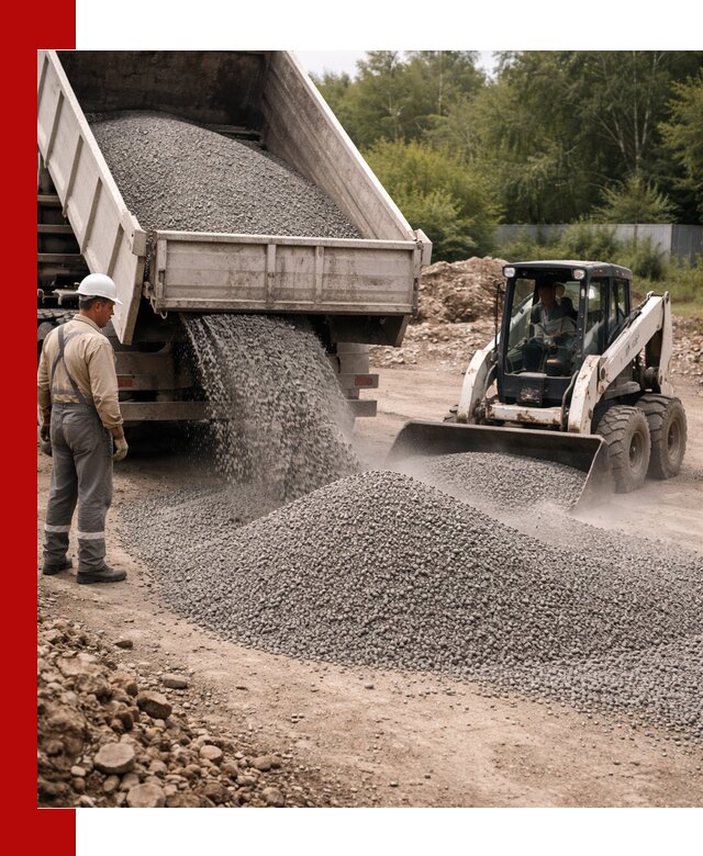 Доставка гравийного отсева 0-5 в Якутске оптом и в розницу