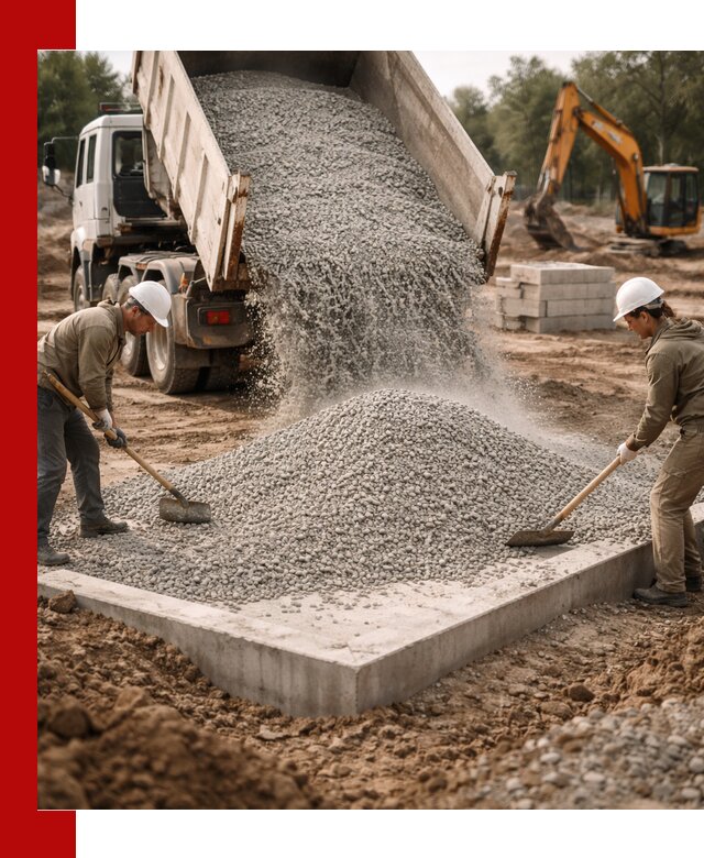 Доставка и продажа отсева для бетона в Якутске