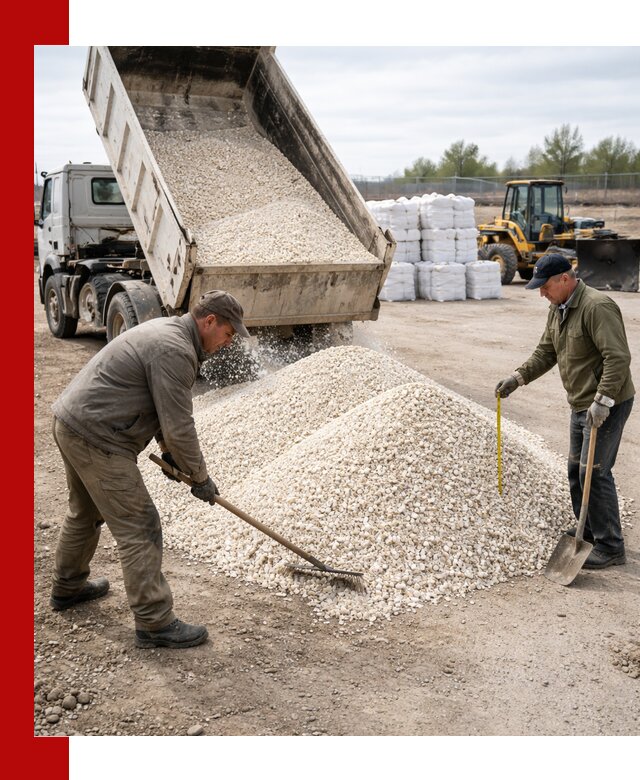 Мраморная крошка с доставкой и разгрузкой в Якутске
