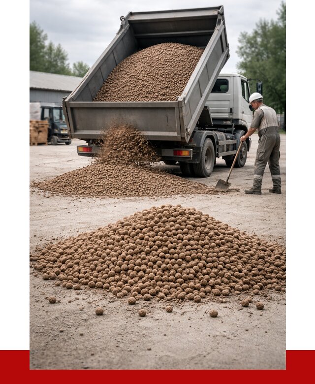 Керамзит с доставкой в Якутске от 4374 р. за м3 | ПРОНЕРУДКтс