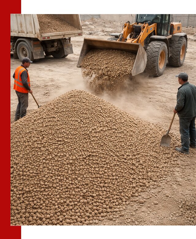 Керамзит фракция 10-20 с доставкой в Якутске