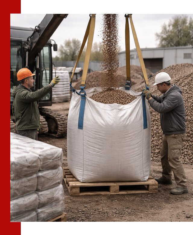 Керамзит в биг-бегах с доставкой в Якутске