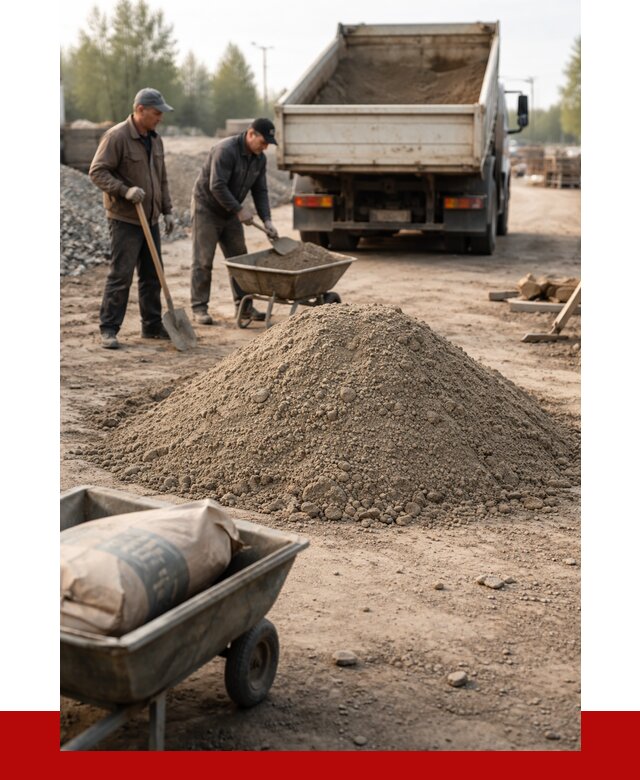 Цементно-песчаная смесь М150 в Якутске от 4895 р. | ПРОНЕРУДКтс