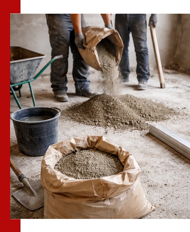 Доставка сухой смеси для стяжки в Якутске