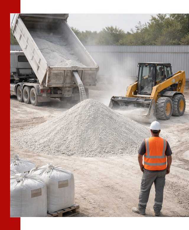 Доставка и продажа известняковой муки в Якутске