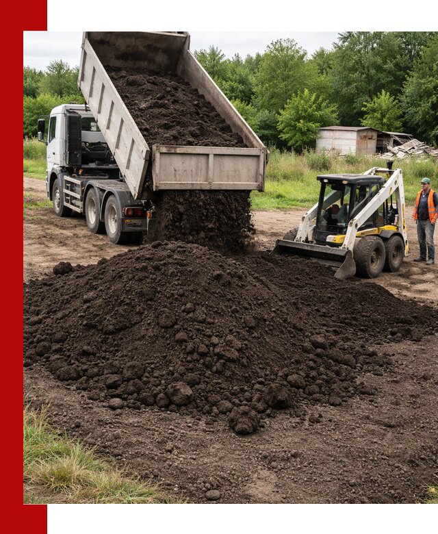 Поставка плодородной земли с доставкой самосвалом в Якутске