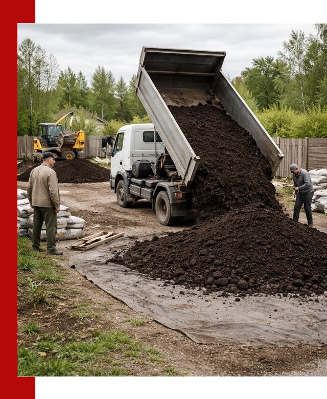Доставка качественного почвогрунта в Якутске оптом и в розницу