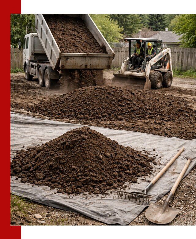 Грунт для отсыпки участка с доставкой в Якутске