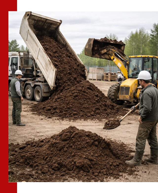 Доставка торфа оптом и в мешках в Якутске