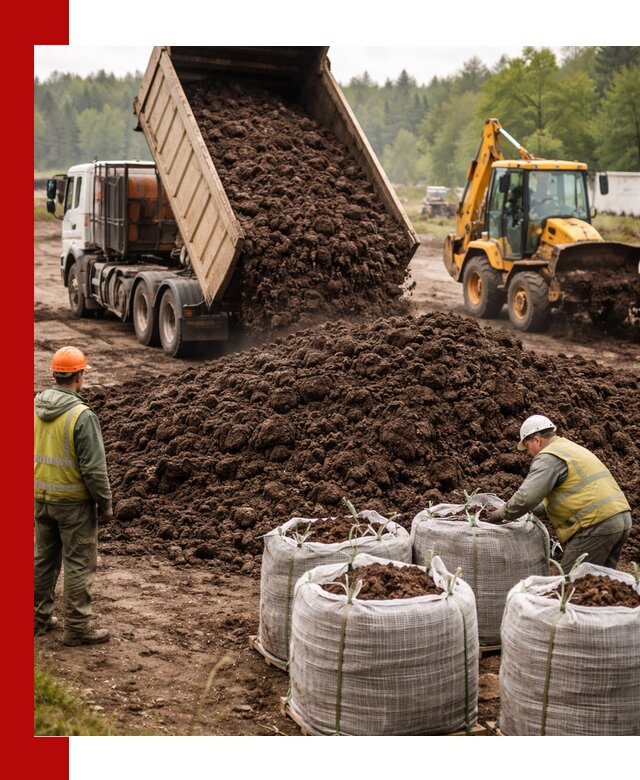 Доставка нейтрального торфа в Якутске оптом и в розницу