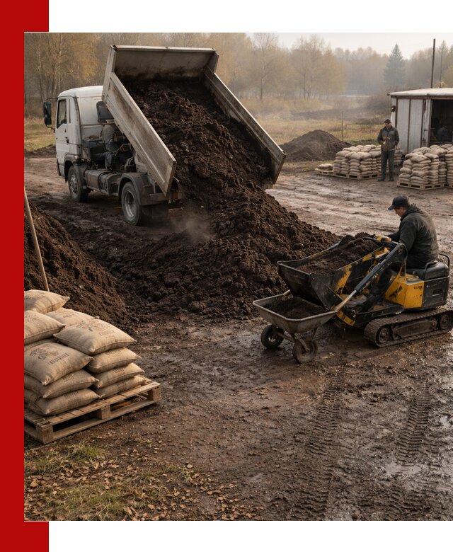 Кислый торф в доставке по выгодным ценам в Якутске