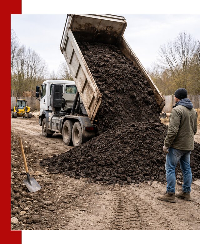 Доставка чернозема навалом в Якутске быстро и выгодно