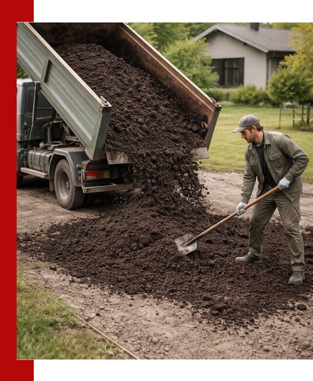 Чернозем для газона с доставкой в Якутске быстро и качественно
