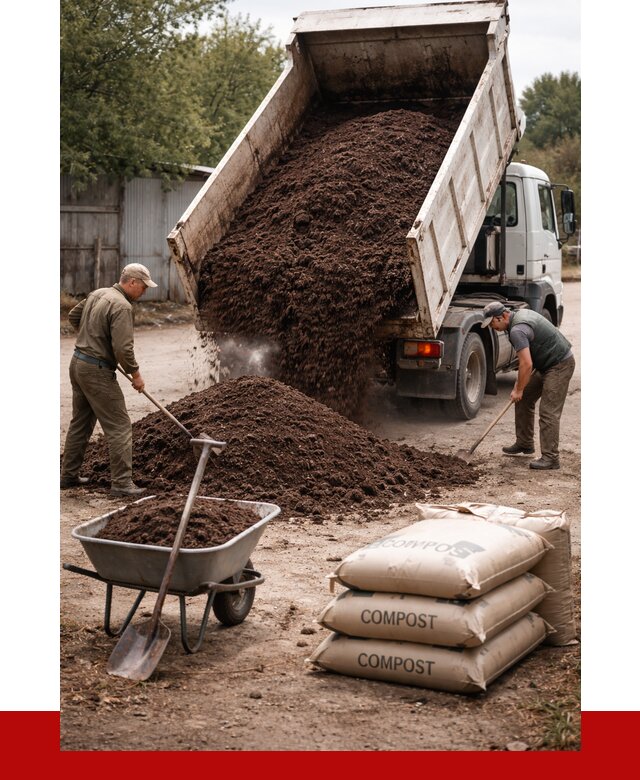 Купить компост в Якутске от 4374 р. за куб с доставкой | ПРОНЕРУДКтс