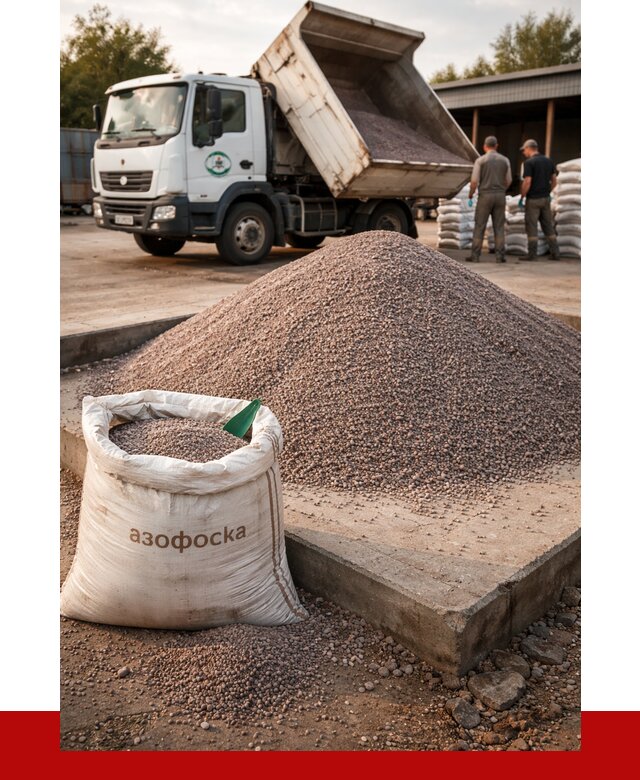 Купить азофоска в Якутске с доставкой от 1250 р. за куб | ПРОНЕРУДКтс