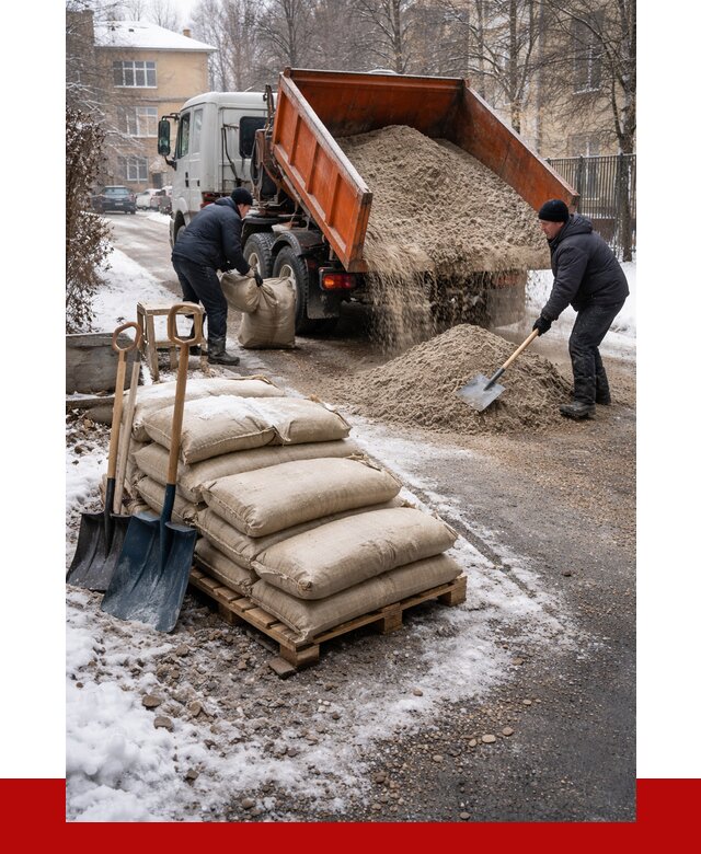 Противогололедные материалы оптом в Якутске от 4374 р. | ПРОНЕРУДКтс