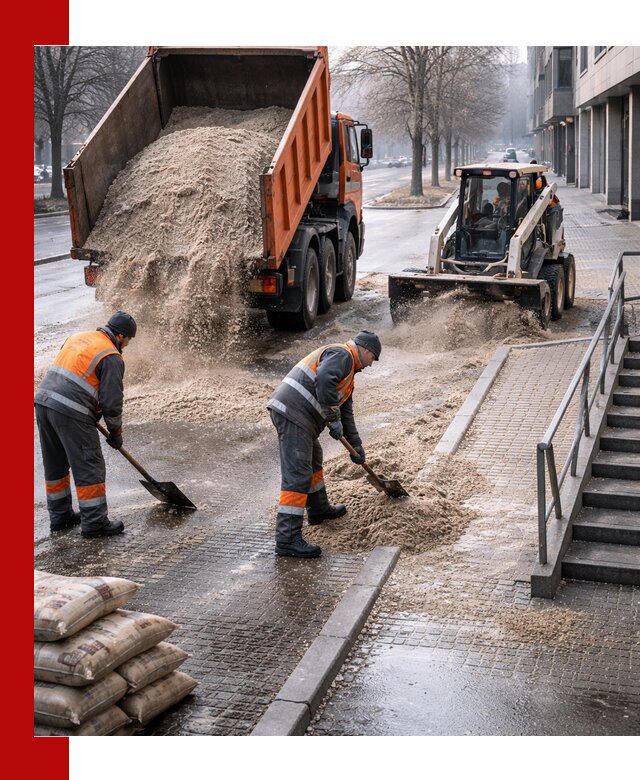 Поставка противогололедных материалов в Якутске