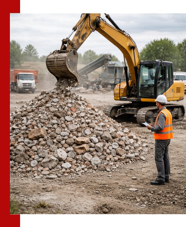 Доставка и вывоз строительного боя в Якутске